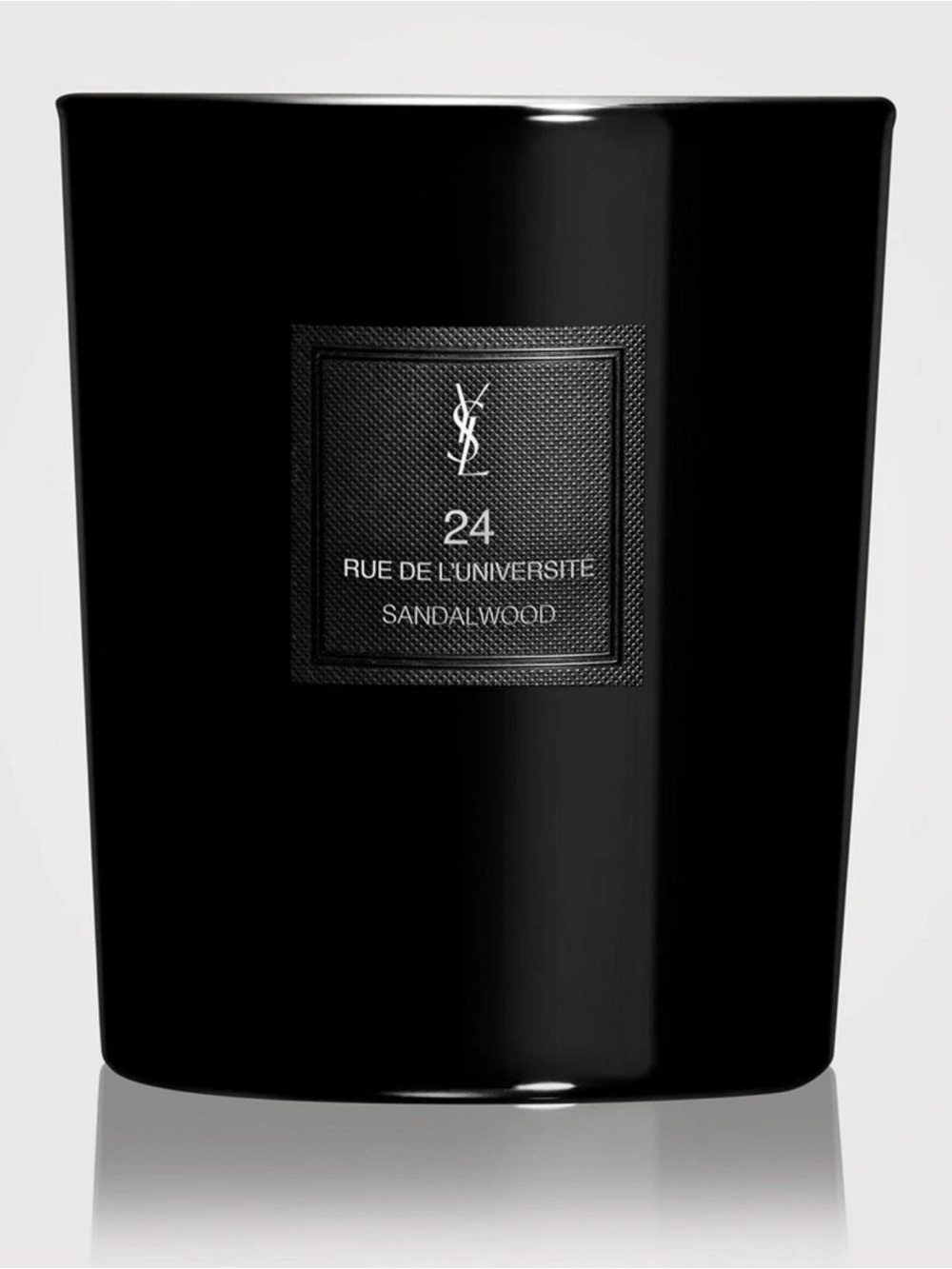 Yves Saint Laurent 24 Rue de l'Université Sandalwood black luxury candle sealed